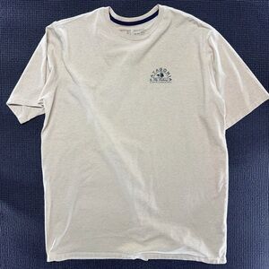 Patagonia Men's Light Cream Short-Sleeve Logo Tee